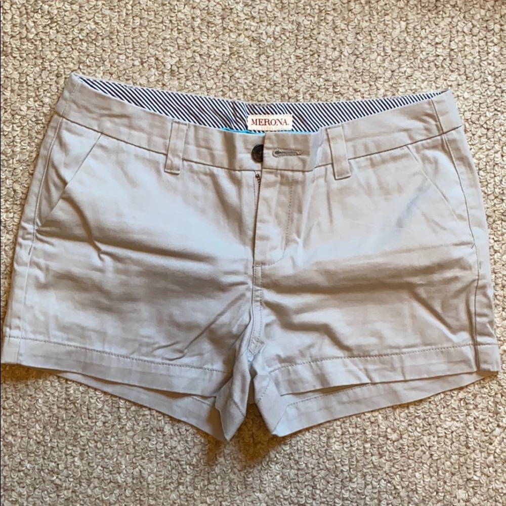 Gray size 4 dress shorts